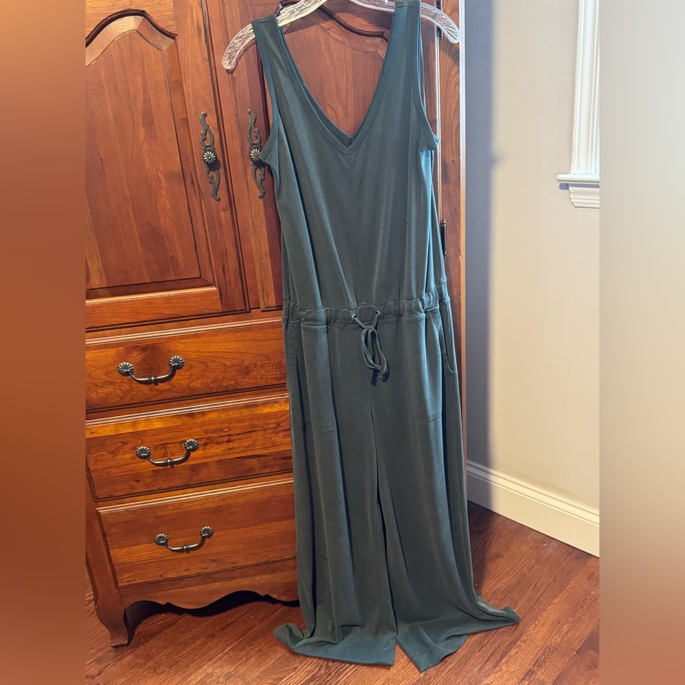Lou & Grey Olive Green Jumpsuit